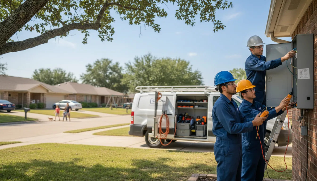 Certified electrician providing emergency electrical services in Lublin, WI